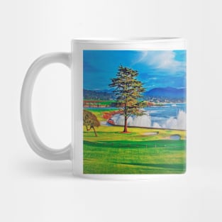 18th hole at Pebble Beach Mug